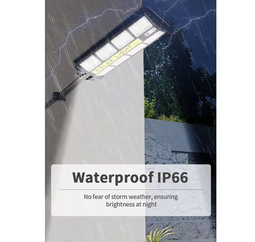 Solar Street Lights with Motion Sensor + Installation Pole