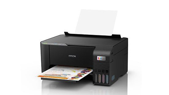 [FREE Printer Cable, & 4pcs INK Set] Epson EcoTank L3250 A4 Wireless Printer (All-in-One) - Print / Scan / Copy + 1 Year Warranty