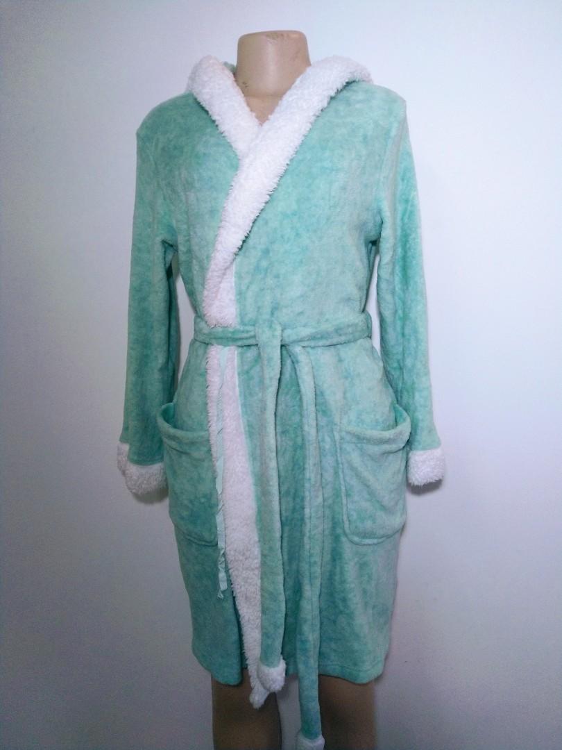 Soft Fleece Cotton Fashion Luxury UNISEX Bathrobe With Long Shawl Collar Flush Robe Bathroom Accessory With Detachable Outer Belt Hanging Loop Soft Touch Sexy V-neck used for Bathing Spa or Hotel