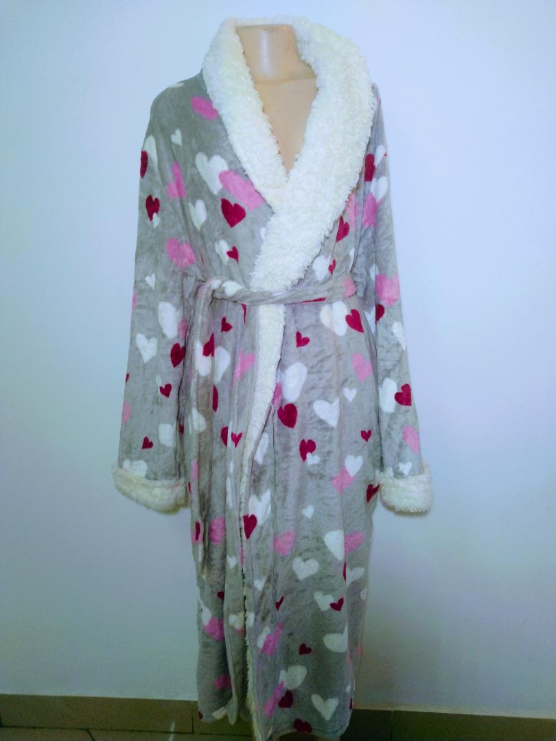 Soft Fleece Cotton Fashion Luxury UNISEX Bathrobe With Long Shawl Collar Flush Robe Bathroom Accessory With Detachable Outer Belt Hanging Loop Soft Touch Sexy V-neck used for Bathing Spa or Hotel