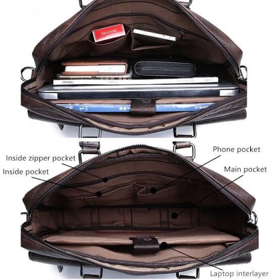 Jeep Boluo Leather Laptop Bag – Premium quality, stylish, and built for professionals. Spacious 38x27cm design, durable leather, multiple compartments, and versatile for work or travel. Shop now!
