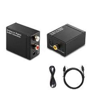 Digital To Analog Audio Converter 3 5mm Suitable For TV Audio Digital Coaxial Fiber Optic Analog Output Converter-