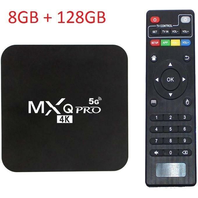 Mxq Smart TV Box – 8GB RAM + 128GB ROM – Android 12