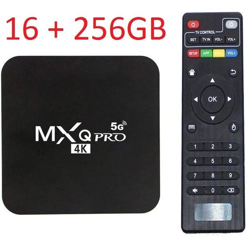 Android Tv Box 16GB + 256GB Smart Box Android 13.1 YouTube Live, APP, NETFIX