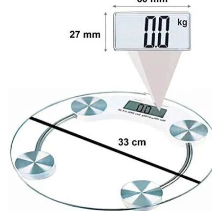 Digital Glass Bathroom Personal Weighing Scale Weight Machine for Body Weight Measurement