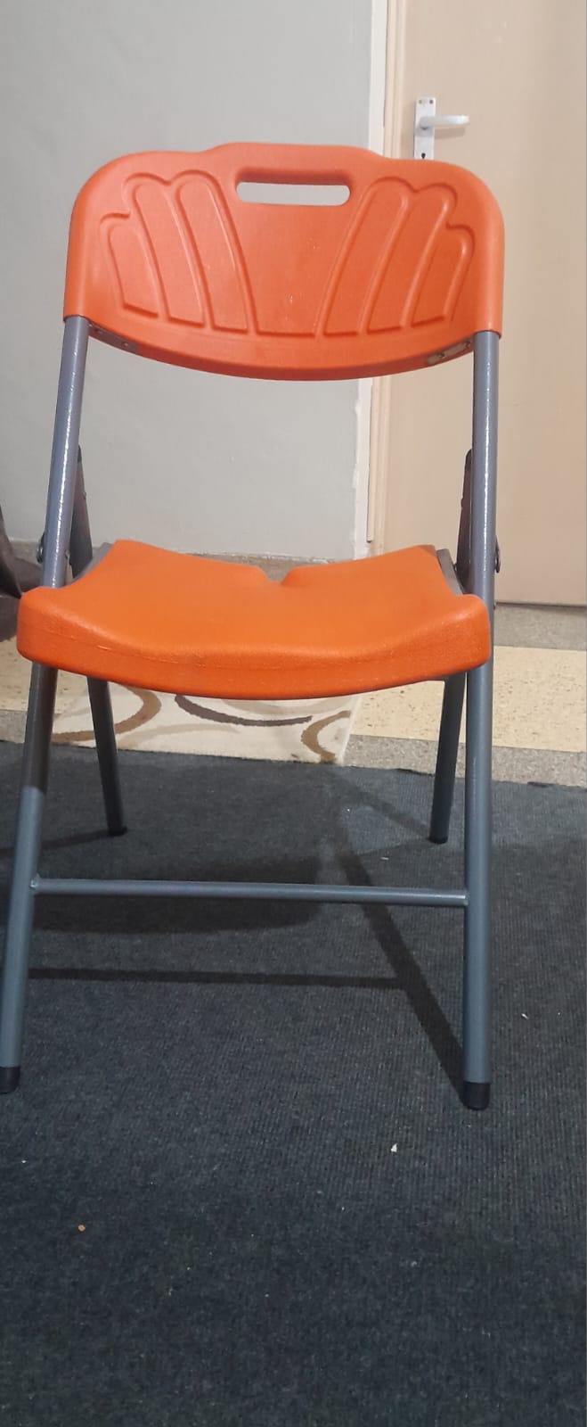 Premium Foldable Chair – Portable, Durable & Space‑Saving Seating, Comfortable seating surface for indoor and outdoor use, Lightweight yet sturdy frame supports everyday activities.