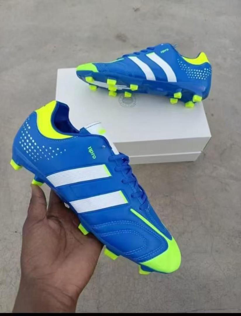 ADIDAS ADIPURE 11 PRO TRX FG, BLUE AND GREEN LIMITED EDITION, Soccer boots, football boots (best shop for sports equipments)