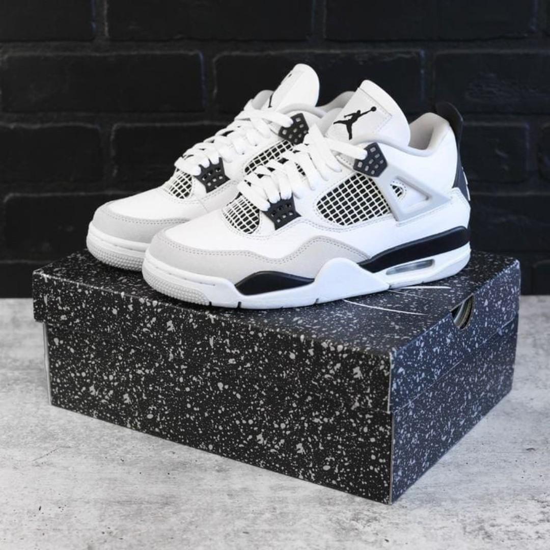 📛OFFER📛 ORIGINAL AIR JORDAN 4 RETRO, "MILITARY BLACK". CUSTOMIZED JORDAN, l (royal)  ,HIGH QUALITY SNEAKERS. JORDAN Best shop for Airforce, Air jordan, Airmax tn, Air force sneakers)