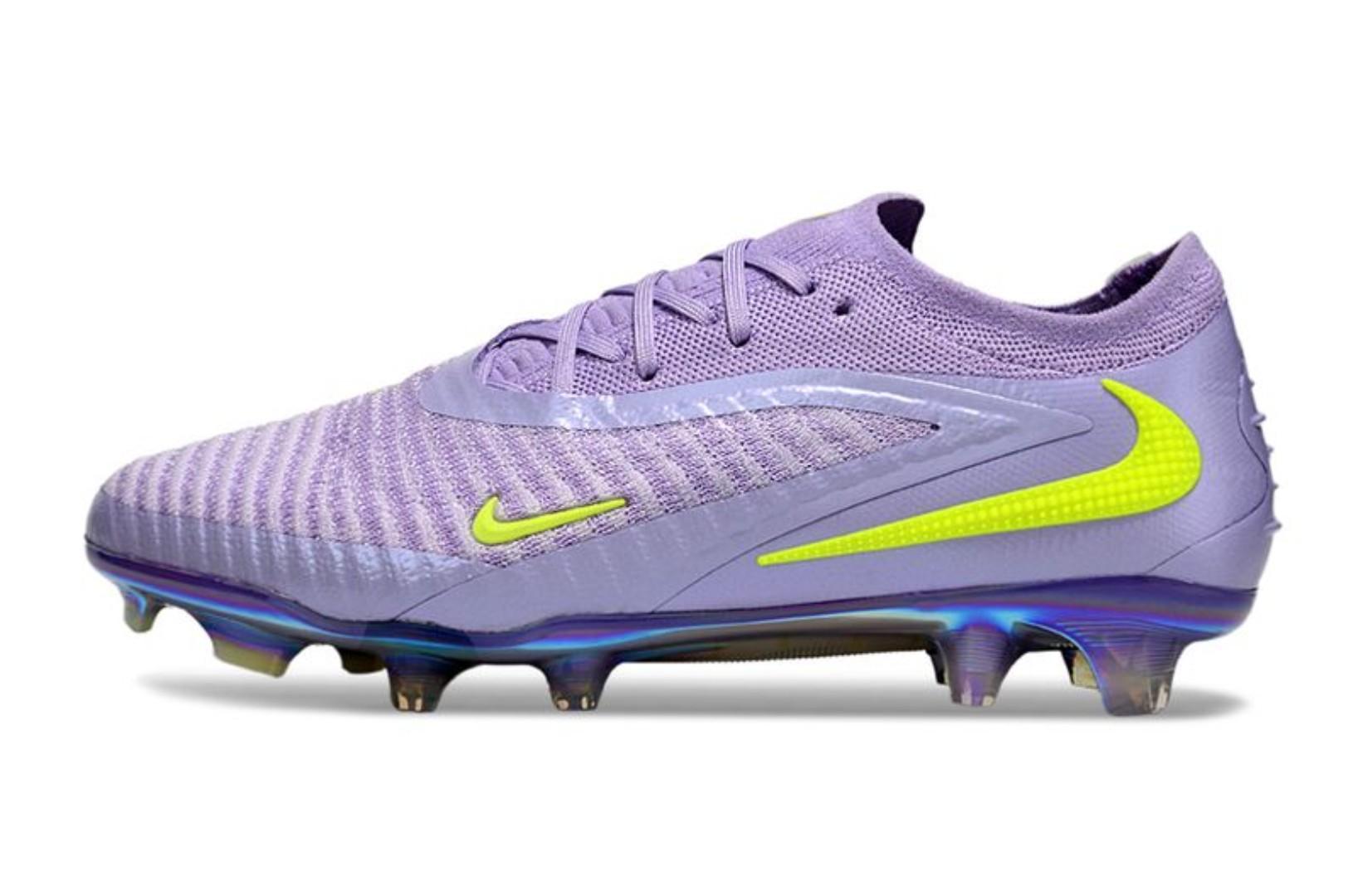 🔥(ON OFFER) Air Phantom Gx6 Elite Recharge Pack FG soccer cleats, Phantom 6 Football Boots. Football Boots, Soccer boots, ground soccer clears, light purple GENERIC