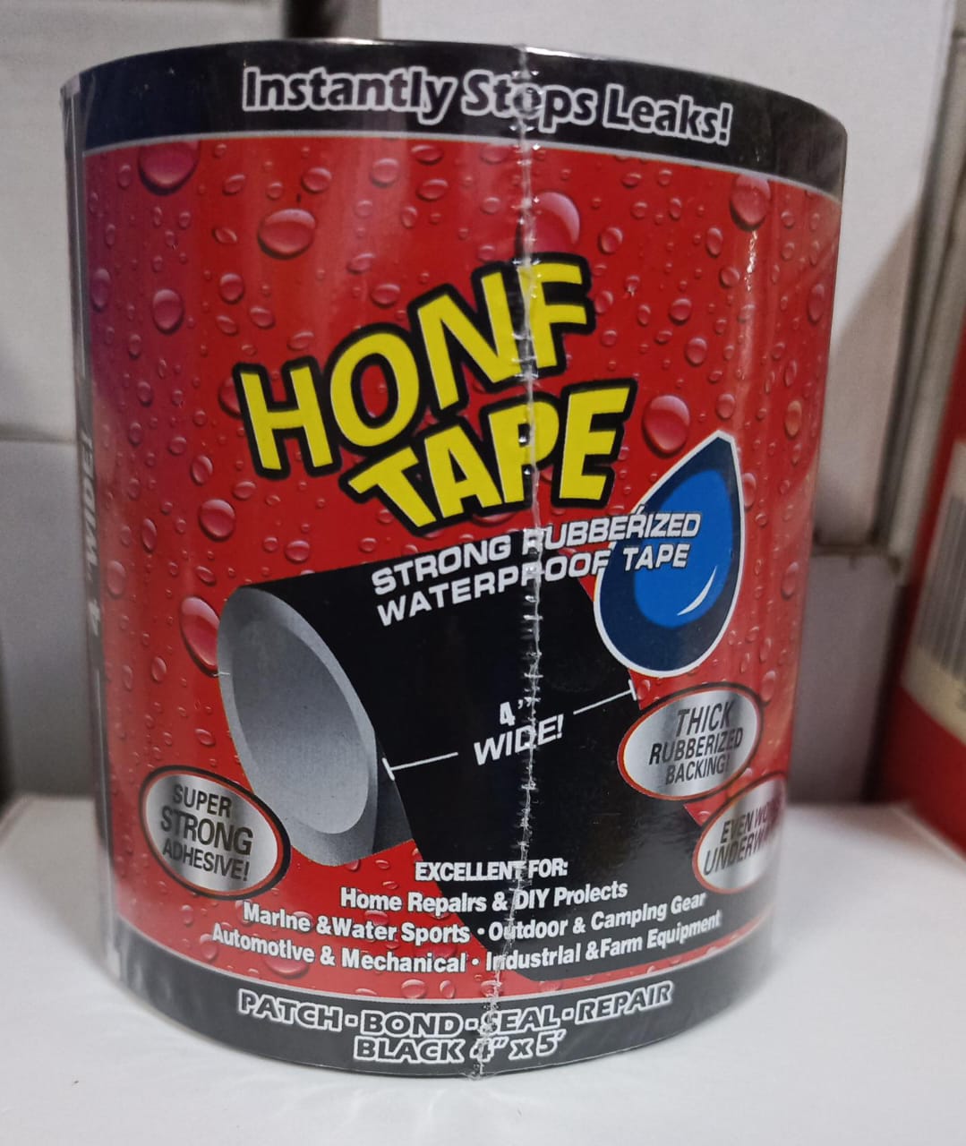 ✔️✅️EXPERIENCE QUALITY ✅️✔️Jimator Tape Water Tape(Instantly Super Strong Rubber Tape).Super sticky, durable waterproof seal• Underwater paste is also applicable• Excellent stickiness and plasticity•