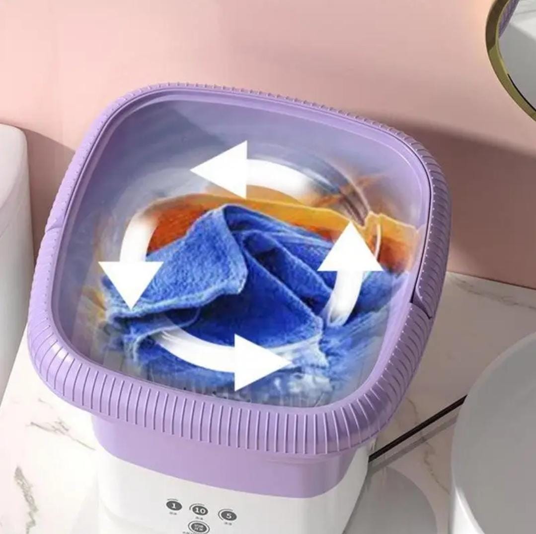 🤑RESTOCKED 🤑Washing Machine Portable, Foldable Spin Dryer For Camping,T ravel, Small Spaces.Foldable design.
convinient for storage,
Lightweight and attractive can be put in a luggage
Suitable for s