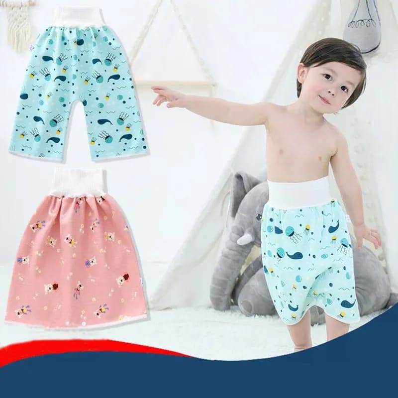 Breathable Kids Diaper Skirt For Baby Toddler Diaper Shorts For 0-3yrs.Double wide elastic band give more comfort to baby’s bell, comfortable and stretchy. This particular design refers to protects th