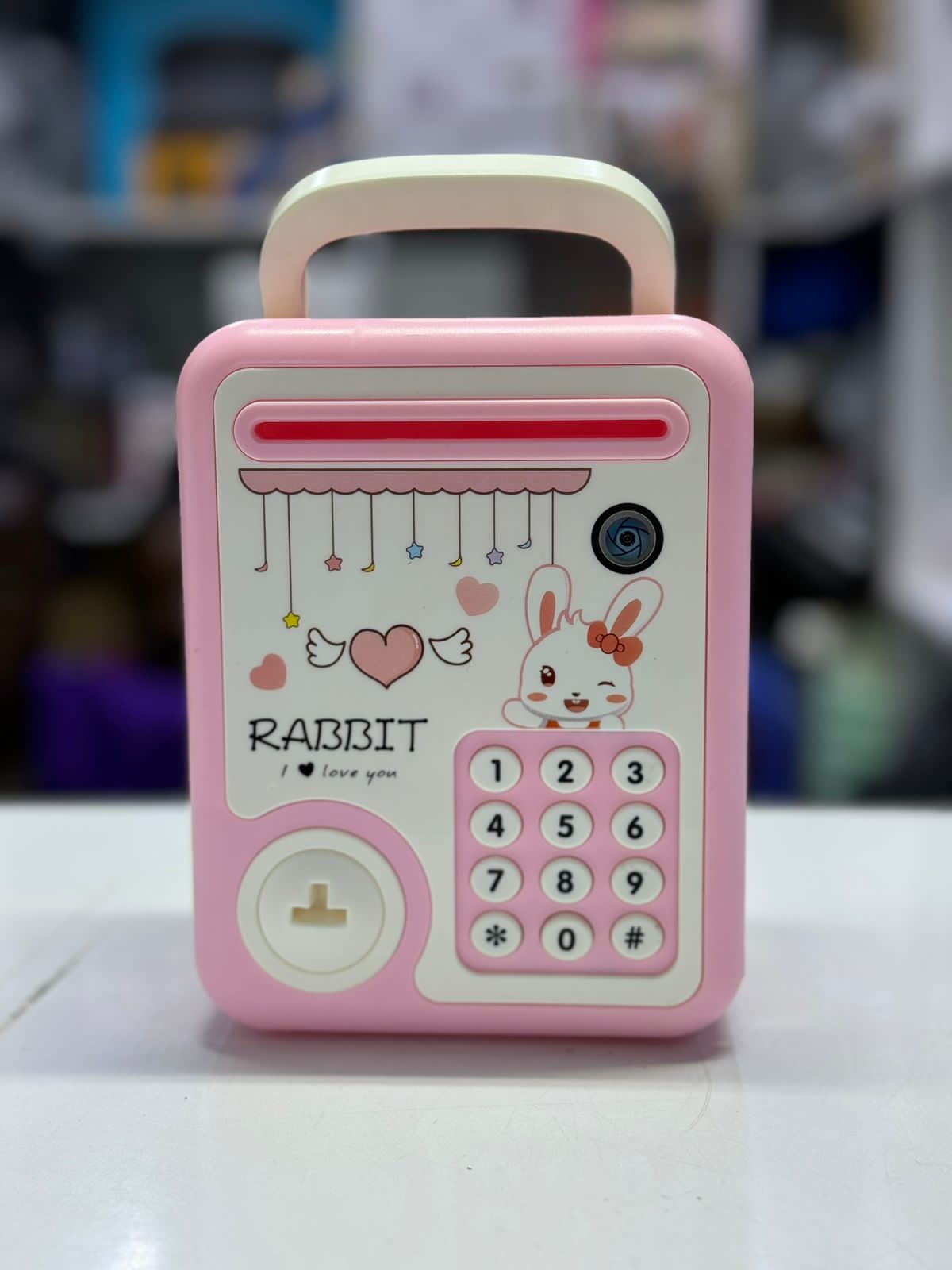 Battery Powered Piggy Bank for Kids | Coin & Note Counter | Digital Mini Safe Educational Money Box | Gift for Boys & Girls