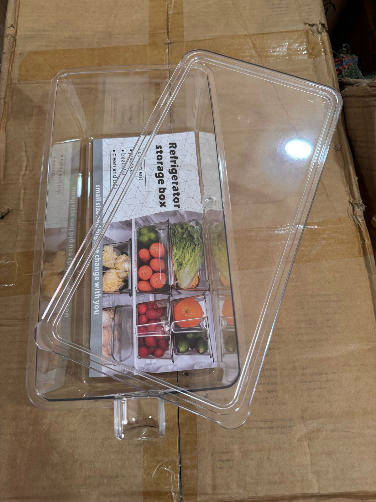3L Fridge Storage Container with Handle | Transparent BPA-Free Acrylic Organizer for Kitchen, Freezer & Pantry – Eco-Friendly & Space-Saving Design