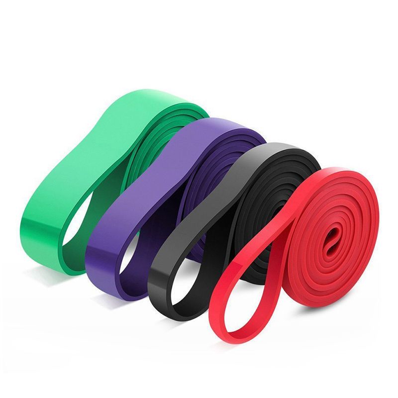 4PCS Resistance Loop Bands – Natural Latex, Skin-Friendly, 4 Levels of Resistance, Ideal for Home Workouts, Physical Therapy, and Gym Training