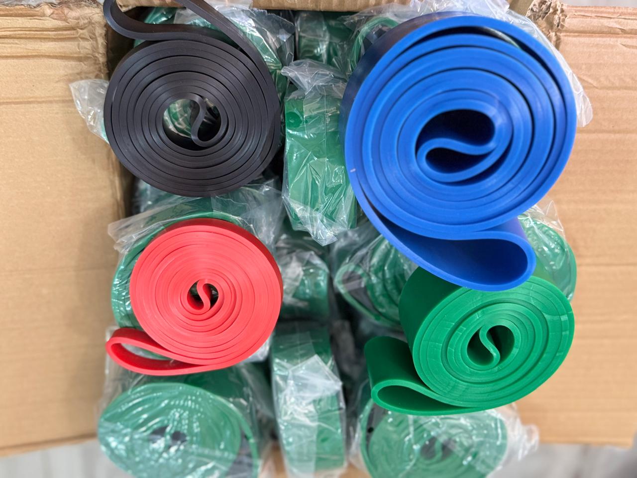 4PCS Resistance Loop Bands – Natural Latex, Skin-Friendly, 4 Levels of Resistance, Ideal for Home Workouts, Physical Therapy, and Gym Training