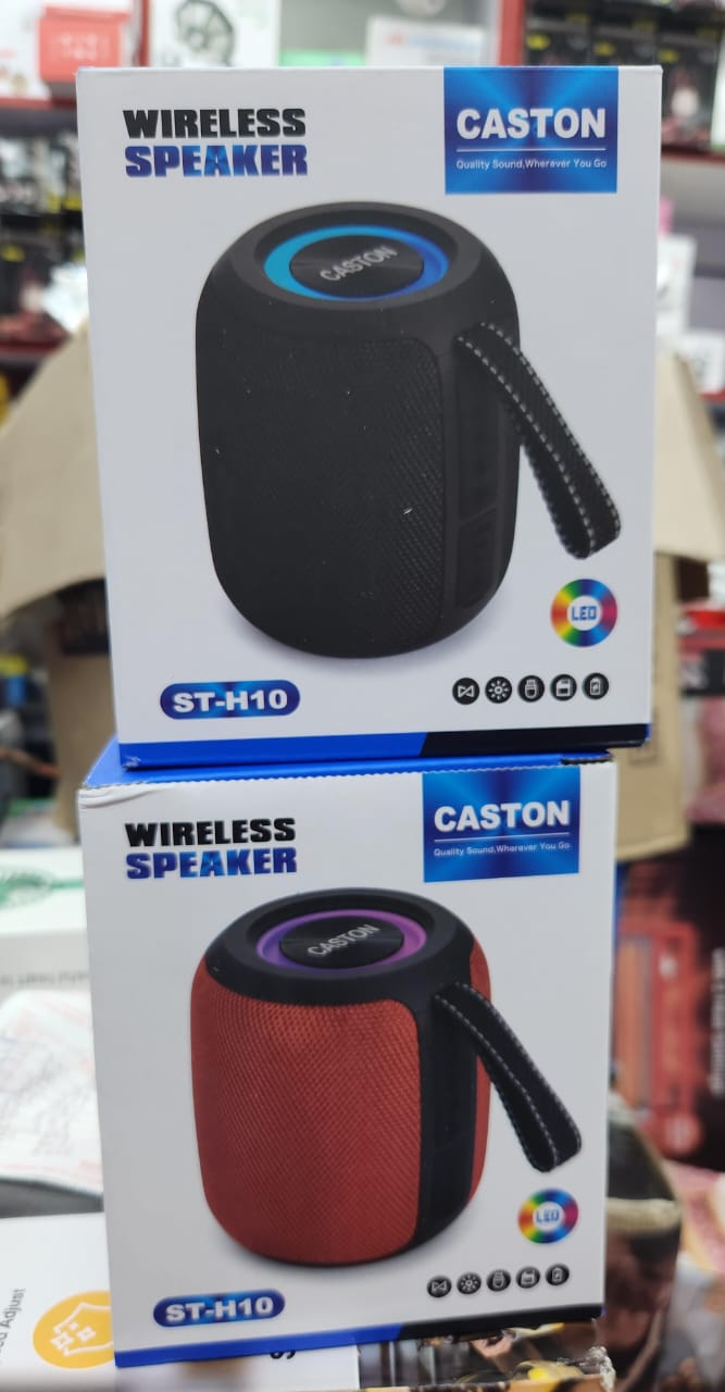 ST-H10 Bluetooth Wireless Speaker with 10W Output, FM Radio, Mood Light, USB/TF Card Support, Hands-Free Calling, Water-Resistant Design – Portable Audio Solution for Indoor and Outdoor Use