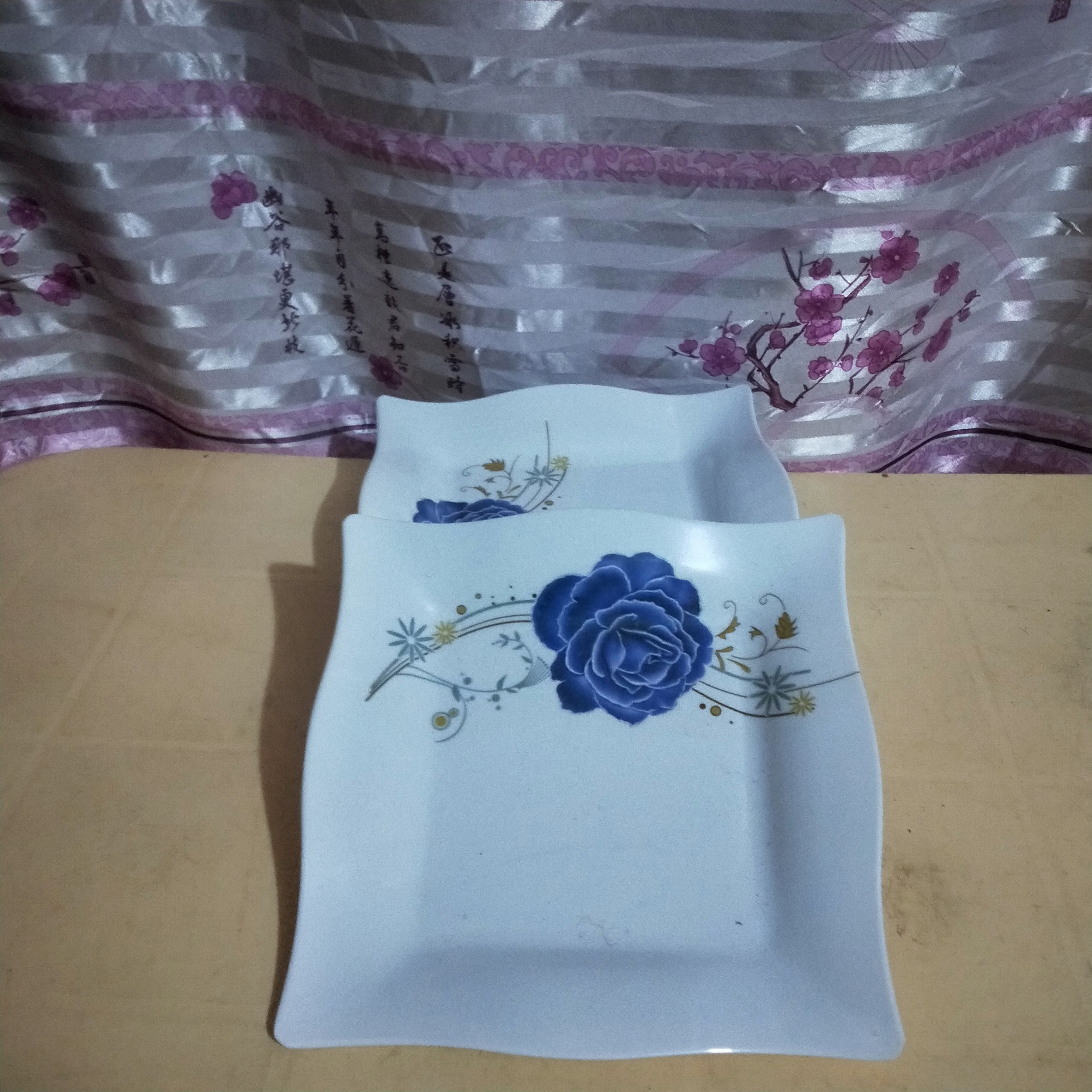 (CLEARANCE SALE) 6pcs OasisSquare Melamine Plates Dinner Set. We brings you this perfect dinner plate for your modern Kitchen