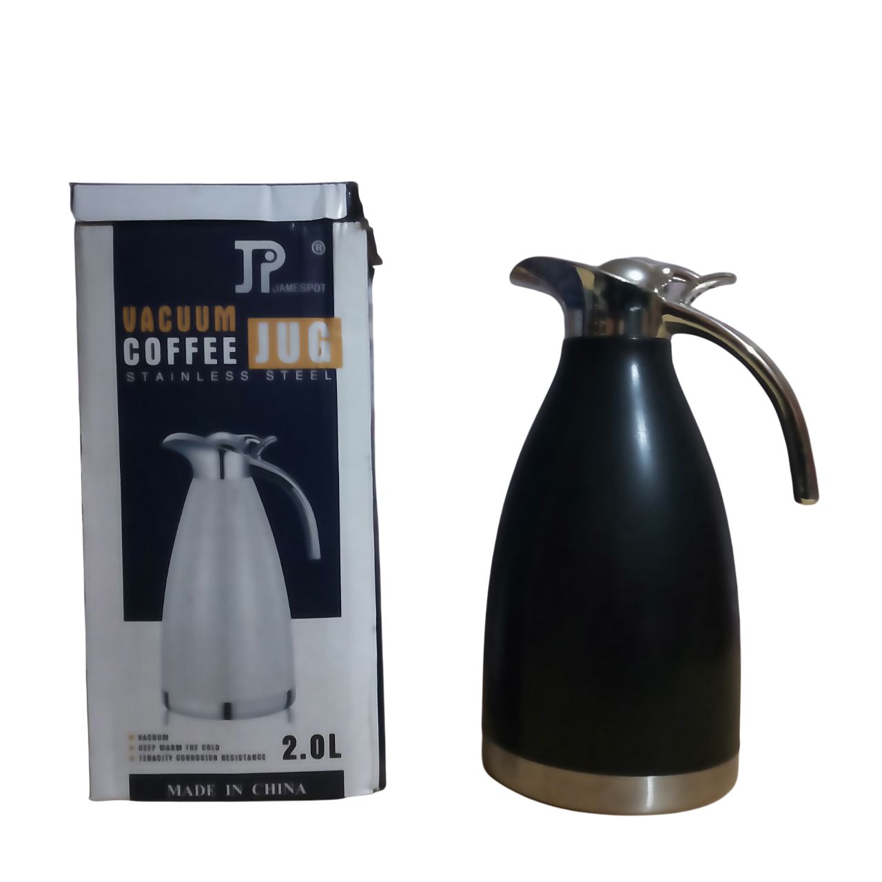 (OFFER SALE) VACUUM JUG /  VACUUM FLASK/ THERMOS ,James Pot(JP) .  2Litre Unbreakable Stainless Steel, Vacuum Jug,