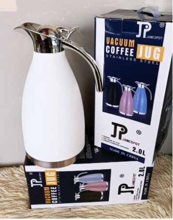(OFFER SALE) VACUUM JUG /  VACUUM FLASK/ THERMOS ,James Pot(JP) .  2Litre Unbreakable Stainless Steel, Vacuum Jug,
