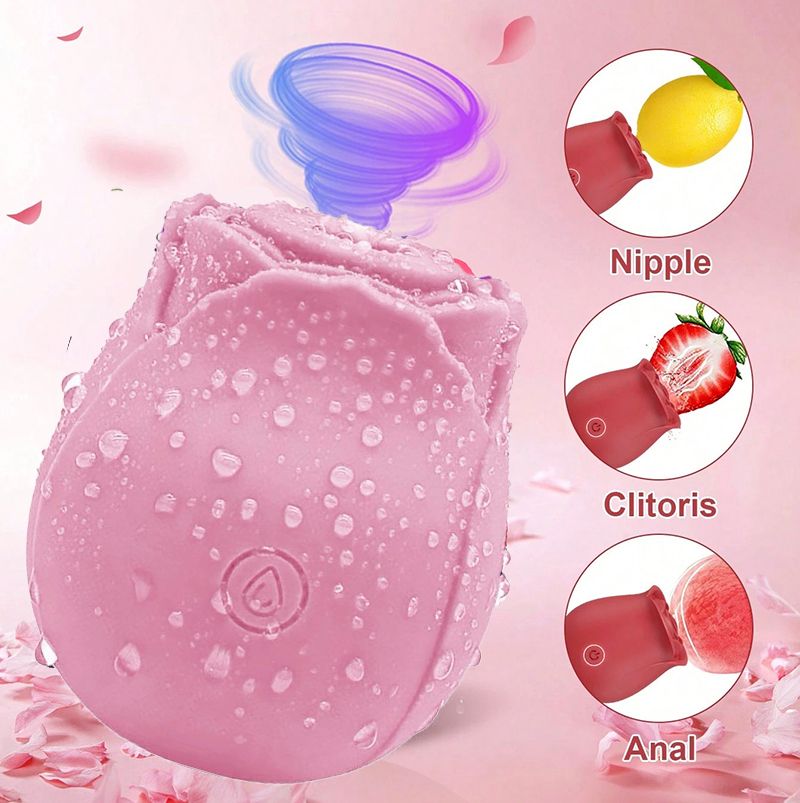 HOT SALE! ORIGINAL Rose Sex Toy For Ladies Sex Products For Women Sucking Vibration Female Licking Massage Masturbation sex toys adult gift,Long lasting