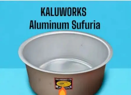 Lion Brand Kaluworks Aluminum Deluxe Sufuria Cooking Pot Set – 8 Pieces | Heavy-Duty Cookware with Lids | Traditional Kenyan Pots for Gas, Firewood & Charcoal Use