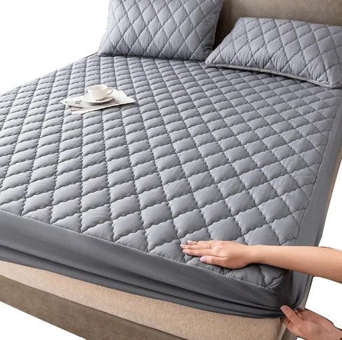 4 by 6 ft. Quilted Waterproof Mattress Protector – Soft, Breathable, Noiseless, Hypoallergenic Fitted Cover for Bed Protection from Spills, Sweat & Dust Mites