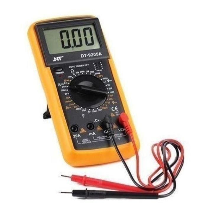 Digital Multimeter – AC/DC Voltage Current Tester, Ohm/Resistance, Continuity, Diode, Transistor, Battery Tester – LCD Display, Handheld Multi-Function Voltmeter Tool