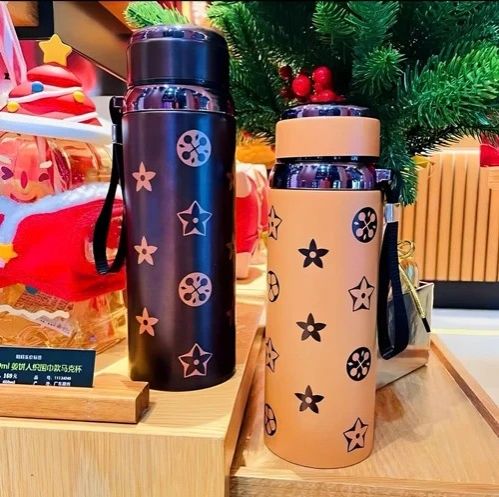 800ml Stainless Steel Tumbler Flask with Dome Lid – Thermal Bottle for Coffee, Tea, Water, Porridge | Keeps Hot & Cold for 8 Hours | Ideal for Office, Travel & Outdoors