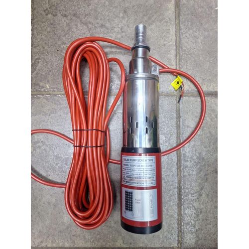 RUTANPUMP Solar Water Pump DC 24V 2m³/h 250W Submersible Solar Pump 50M HEAD