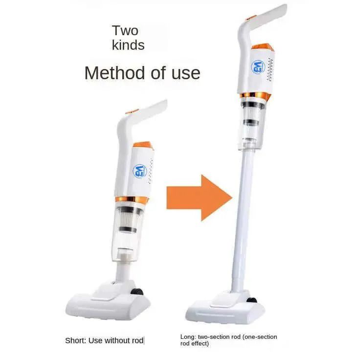 ElectroMate Wireless Vacuum Cleaner – Rechargeable Cordless Handheld Vacuum with Multiple Attachments for Home, Office & Car – Powerful & Lightweight