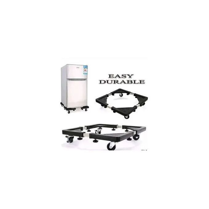 Adjustable Fridge and Washing Machine Stand Base with Heavy-Duty Wheels | Universal Size Adjustable Appliance Trolley for Fridges, Freezers, Washers & Cookers | Anti-Vibration, Durable & Easy to Move
