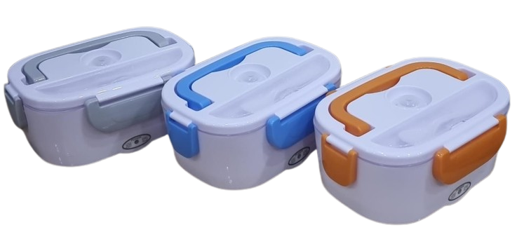 Electric Lunch Box with Stainless Steel Inner Container | Portable Food Warmer for Office, School & Travel | Fast Heating, Leak-Proof, Multi-Compartment Design