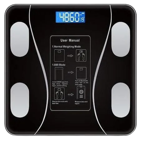 Digital Personal Body Weighing Scale 180kg Ultra Slim Tempered Glass Bathroom Scale – High Accuracy Home Weight Scale with LCD Display