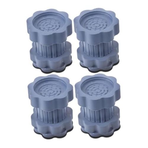 4Pcs Heavy duty Adjustable Height Washing Machine Anti Vibration Pad Shock Non Slip Feet Pads Refrigerator Furniture Protector