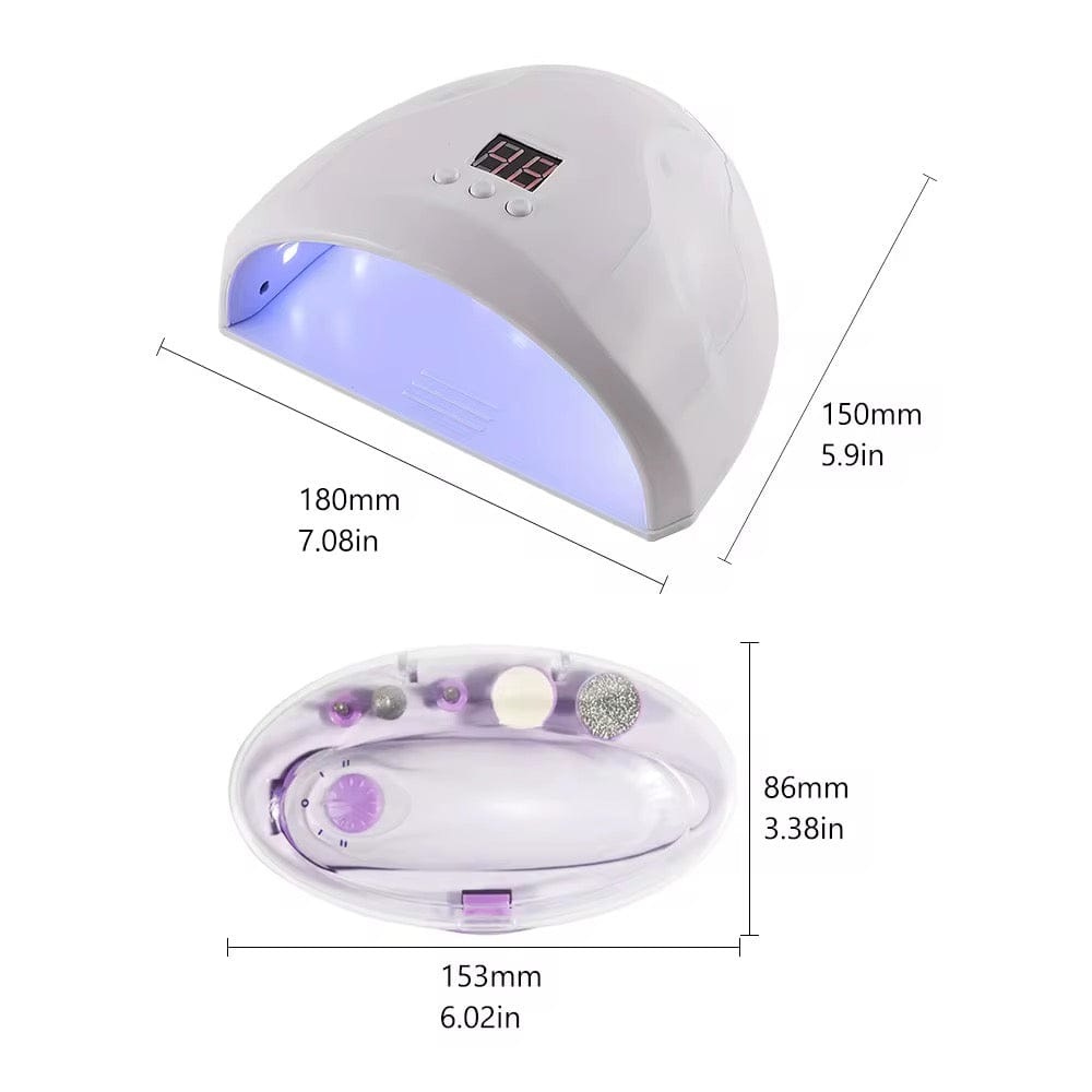 USB 2in1 LED nail dryer + electric nail kit now available