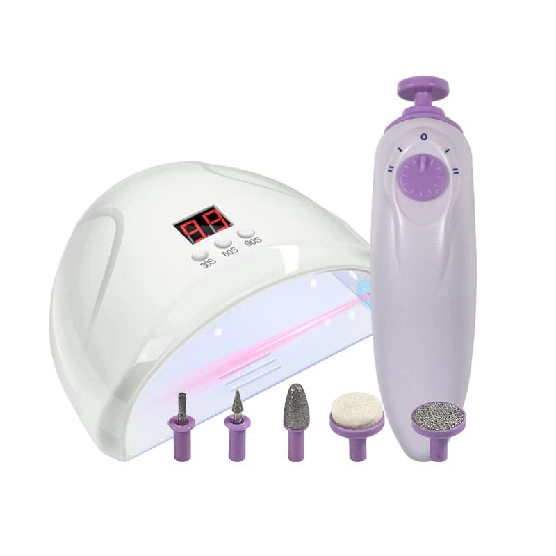 USB 2in1 LED nail dryer + electric nail kit now available