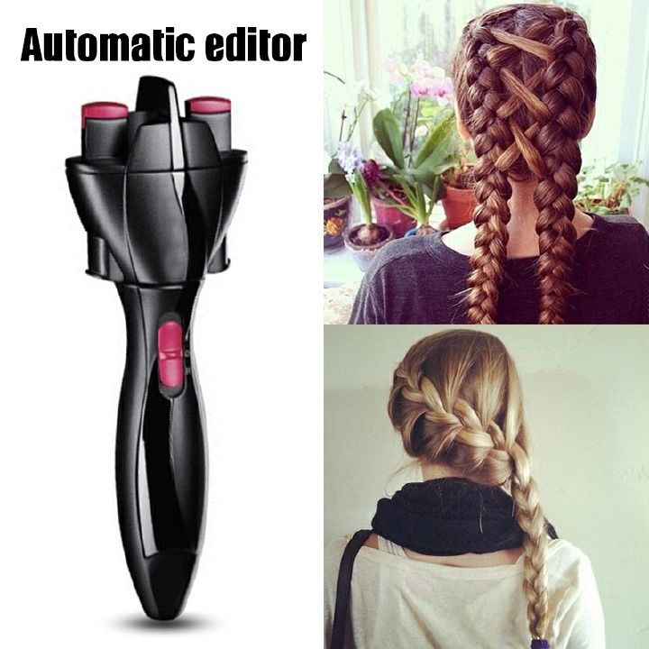 Electric Automatic Hair Braider Portable Braiding Hair Machine For Quick DIY Twist Braider Machine Hairstyle Tool