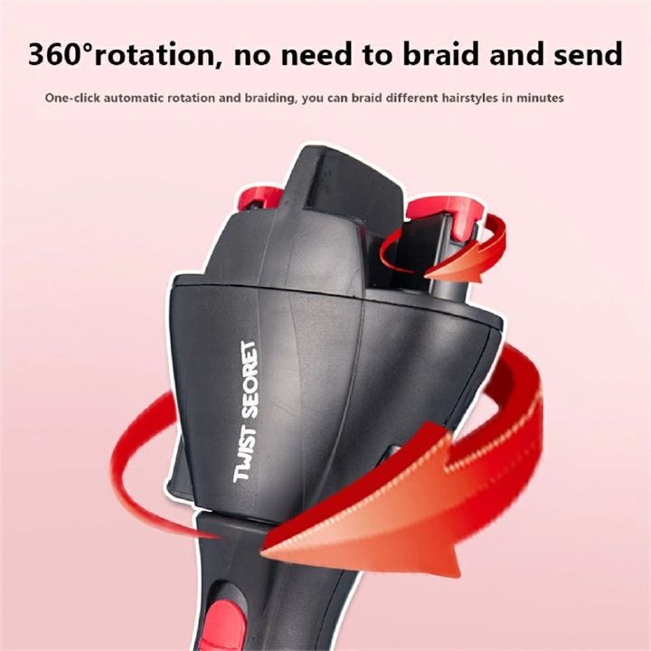 Electric Automatic Hair Braider Portable Braiding Hair Machine For Quick DIY Twist Braider Machine Hairstyle Tool