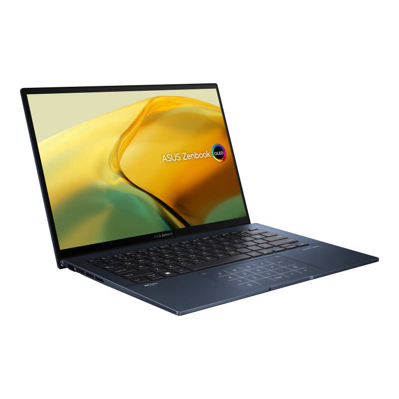 Brand New ASUS Zenbook 14 OLED UX3402ZA  Laptop Intel Core i7 1260P 2.1 GHz EVO Intel Iris Xe Graphics 14" WQXGA  touch screen 16GB LPDDR5 on board Ram 512GB M.2 NVMe PCIe SSD Windows 11 Ponder Blue