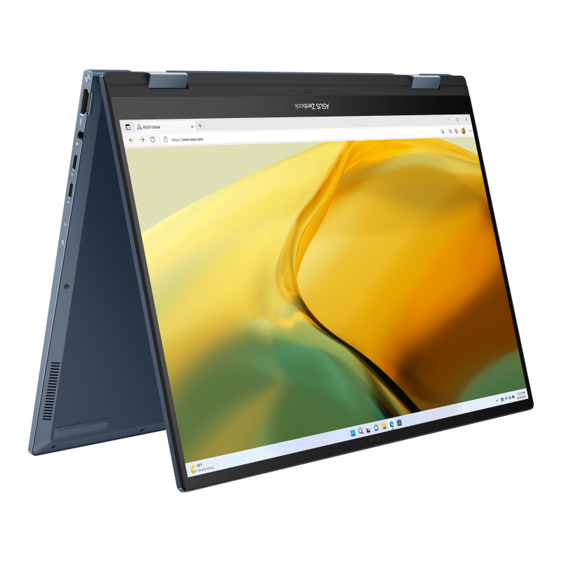 Brand New ASUS Zenbook 14 Flip OLED Laptop Intel Core™ i7 1360P 12 Core-Processor 16GB LPDDR5 RAM 1TB M.2 NVMe  PCIe Gen4.0 SSD 14 inch 2.8K OLED Touchscreen Intel Iris Xe Graphics Windows11 Home