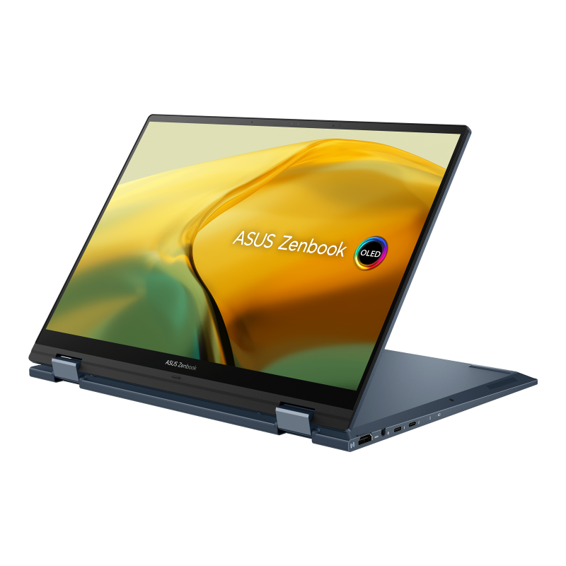 Brand New ASUS Zenbook 14 Flip OLED Laptop Intel Core™ i7 1360P 12 Core-Processor 16GB LPDDR5 RAM 1TB M.2 NVMe  PCIe Gen4.0 SSD 14 inch 2.8K OLED Touchscreen Intel Iris Xe Graphics Windows11 Home