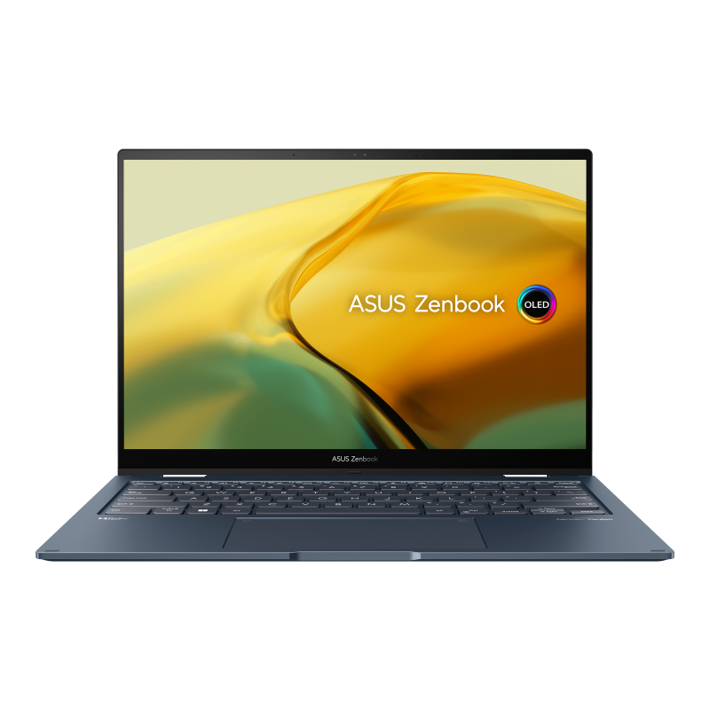 Brand New ASUS Zenbook 14 Flip OLED Laptop Intel Core™ i7 1360P 12 Core-Processor 16GB LPDDR5 RAM 1TB M.2 NVMe  PCIe Gen4.0 SSD 14 inch 2.8K OLED Touchscreen Intel Iris Xe Graphics Windows11 Home