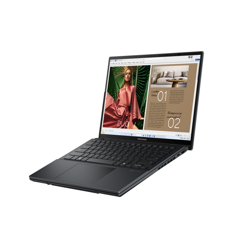 Brand New ASUS Zenbook Duo OLED Laptop (UX8406MA) Intel Core Ultra 7 Processor 155H,16GB LPDDR5X RAM 1TB M.2 NVMe PCIe 4.0 SSD Intel Arc Graphics,Dual 14.0" 3K (2880 x 1800) ASUS Lumina OLED
