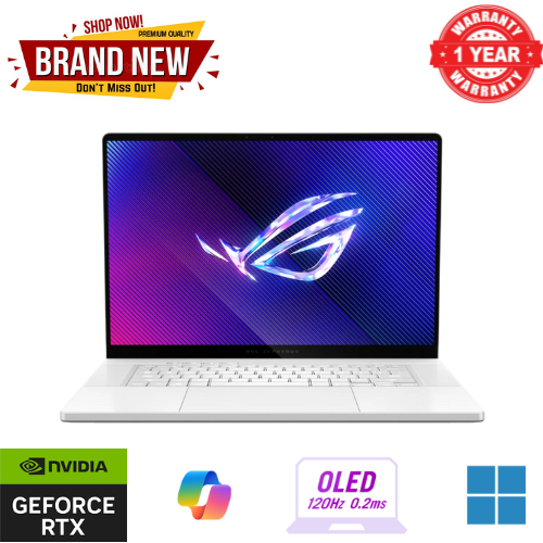 Brand New ASUS ROG Zephyrus G16 Gaming Laptop Intel Core Ultra 9 Processor 185H 2.3 GHz 16GB+16GB(32GB) LPDDR5X on board 1TB M.2 NVMe SSD NVIDIA GeForce RTX 4060 8GB 16.0" WQXGA 2.5k (2560x1600) OLED