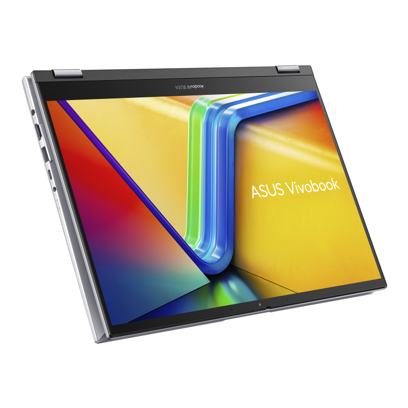 Brand New ASUS Vivobook S14 FLIP(TP3402VA) Laptop Intel Core i7-13700H Intel Iris Xᵉ Graphics 16GB DDR4 onboard Ram 512GB PCIe NVMe SSD 14 inch WUXGA (1920 x 1200) Display Silver,1 Year Warranty