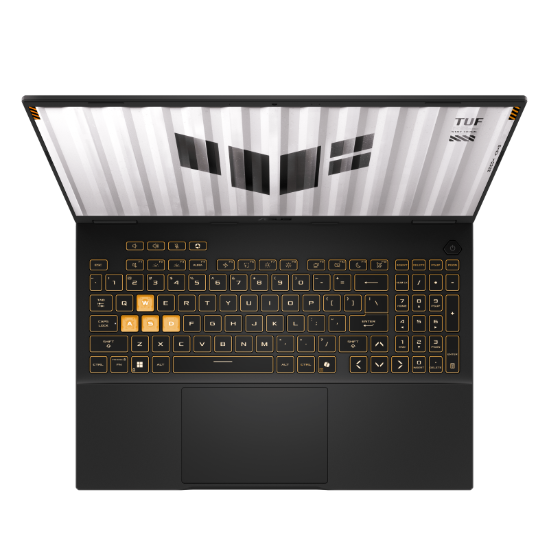 ASUS TUF Gaming F16 (FX608JHR) – Intel Core i7-14650HX 16GB DDR5 RAM 512GB PCIe Gen4 SSD 16” WUXGA 165Hz display RTX 5050 8GB GPU Wi-Fi 6E HDMI 2.1 Type-C Backlit Keyboard Windows 11 Gray
