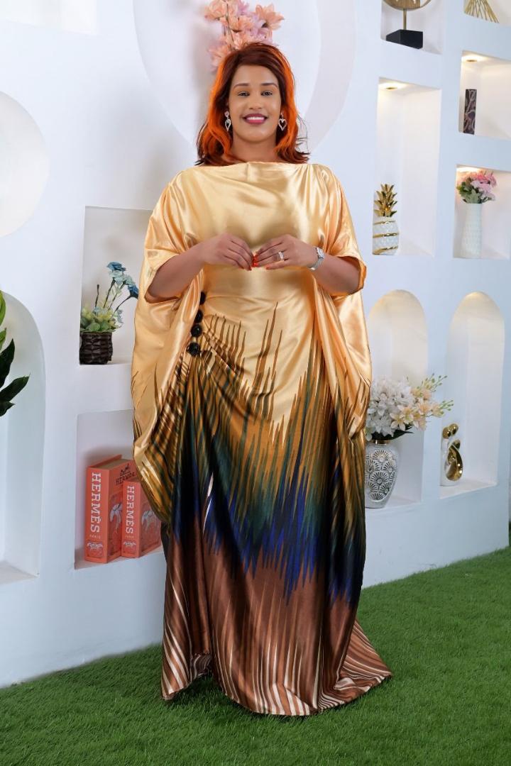 Luxury Satin Gradient Kaftan Dress for Women – Elegant Free-Size Abaya with Vibrant Ombre Print, Soft Silky Fabric, Perfect for Parties, Occasions & Everyday Glamorous Wear in Multiple Stunning Colors