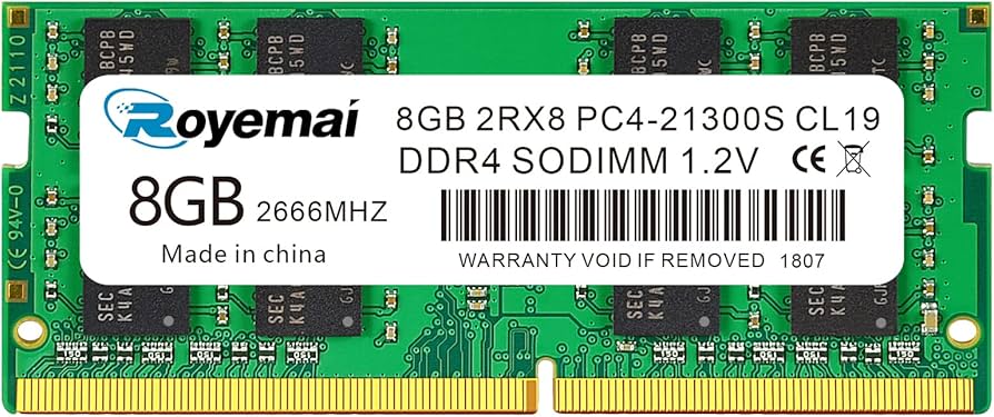 4GB DDR4 PC4-21300 2666MHz SODIMM Laptop RAM – High-Speed Memory for Enhanced Performance and Multitasking
