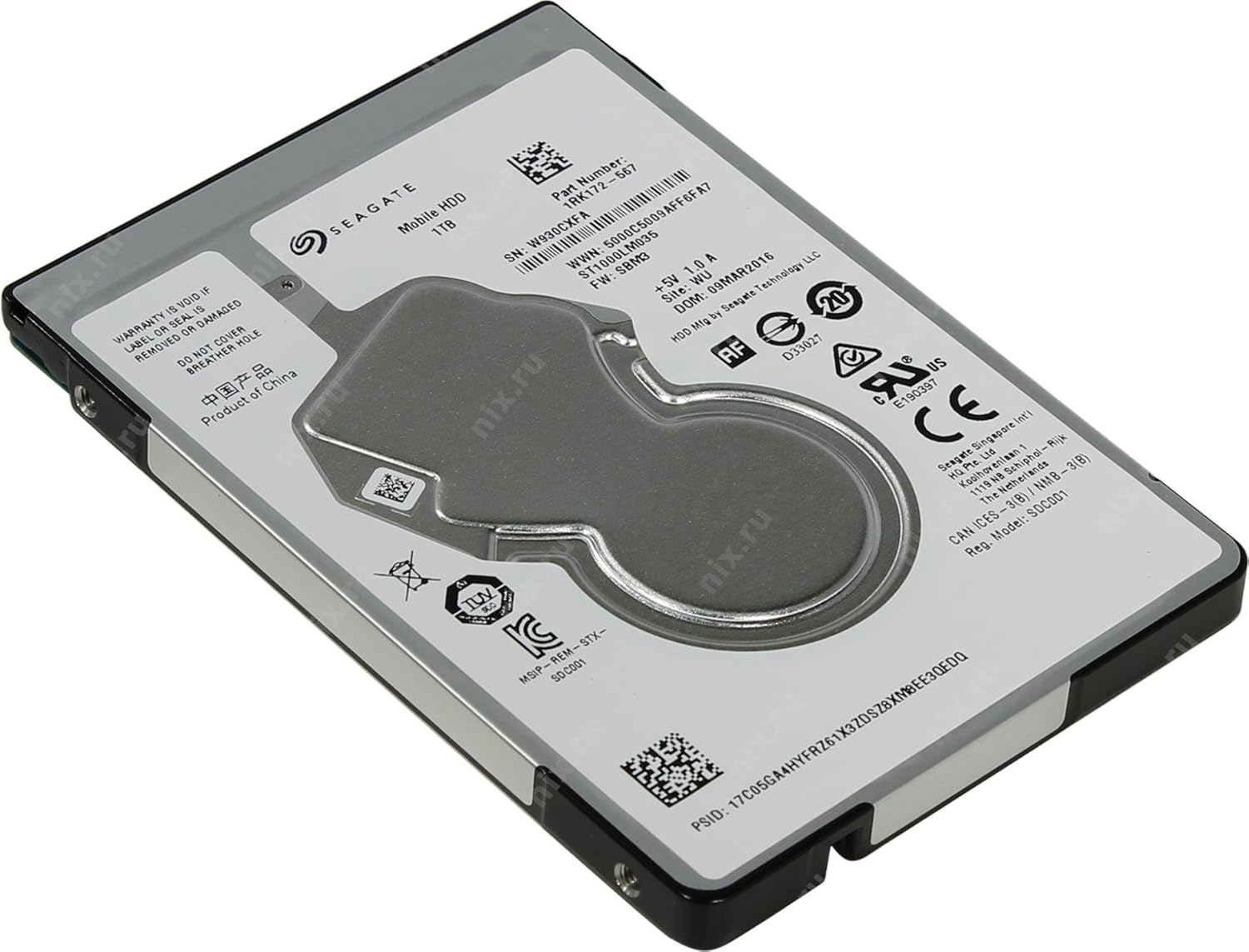 1TB SATA 2.5 Internal Hard Disk Drive for Laptop
